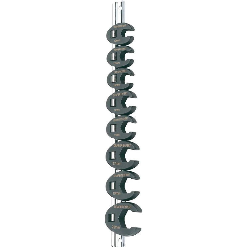 Draper Expert Crow Foot Spanner Set 3/8" Sq. Dr. 8 Piece