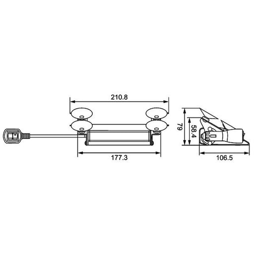 Hella Strobe-Type Beacon High 2XD 014 053-001