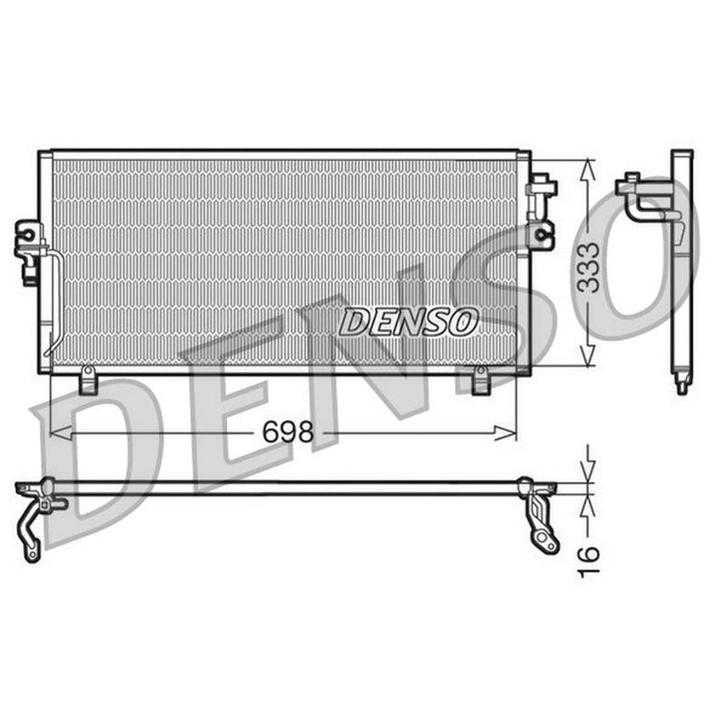 Denso Air Conditioning Condenser DCN46010