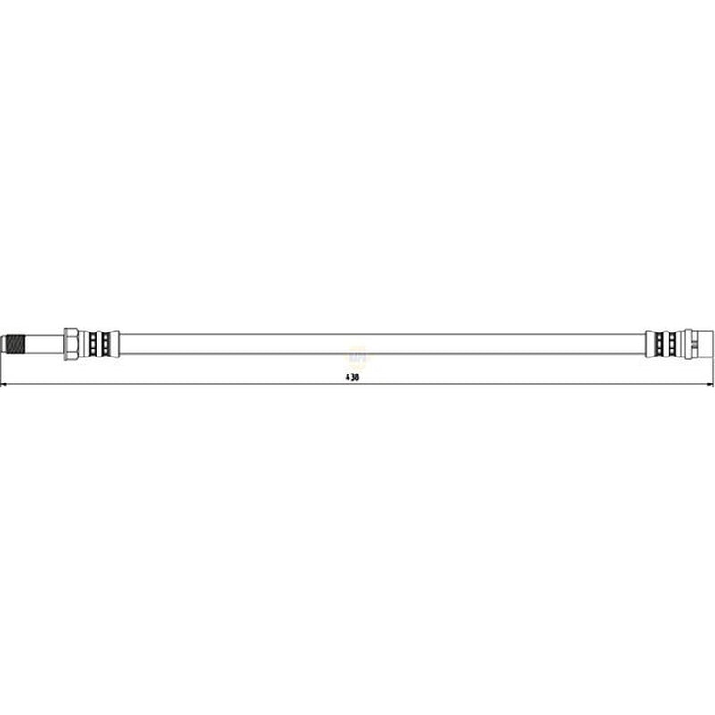 NAPA Brake Hydraulic Hose Line Rear NBH1241