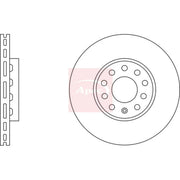Apec 2 x Vented Front Brake Discs DSK911