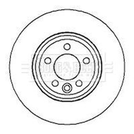 Borg & Beck 2 x Vented Front Brake Discs BBD4130