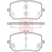 Apec Front Brake Pad Set PAD2414