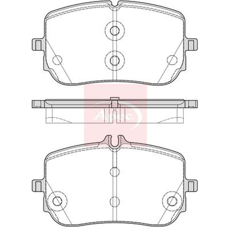 Apec Front Brake Pad Set PAD2414