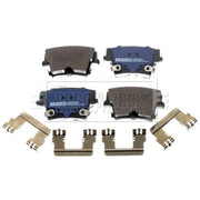 Borg & Beck 4 x Rear Brake Pad Set BBP2168