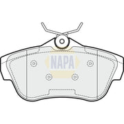 NAPA Rear Brake Pad Set NBP1094
