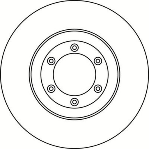 Abtex 2 x Vented Front Brake Discs BD2008V