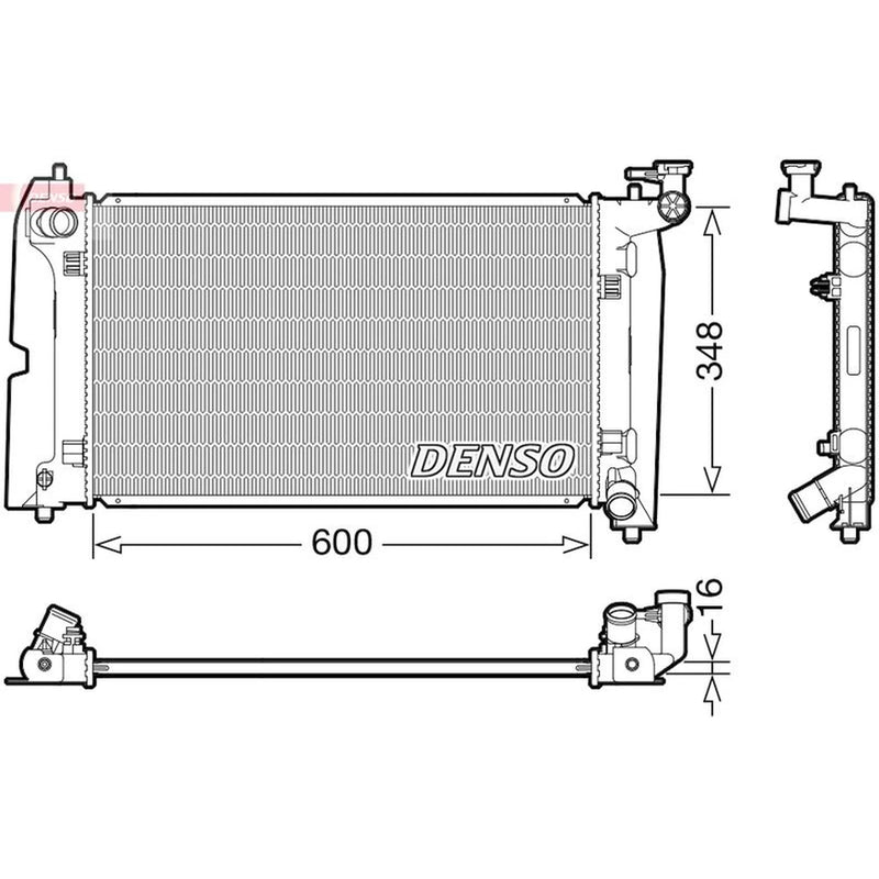 Denso Engine Radiator DRM50110