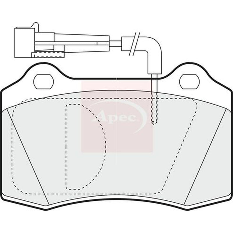 Apec Front Brake Pad Set PAD1007