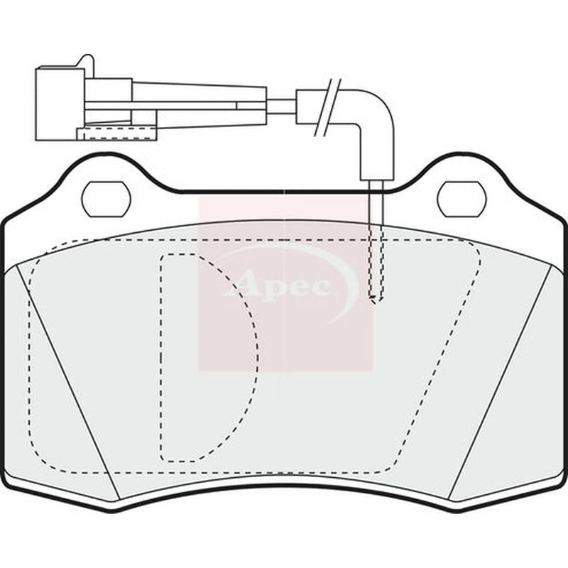 Apec Front Brake Pad Set PAD1007