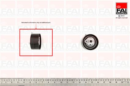 FAI Timing Belt Tensioner Pulley OD ID Wide