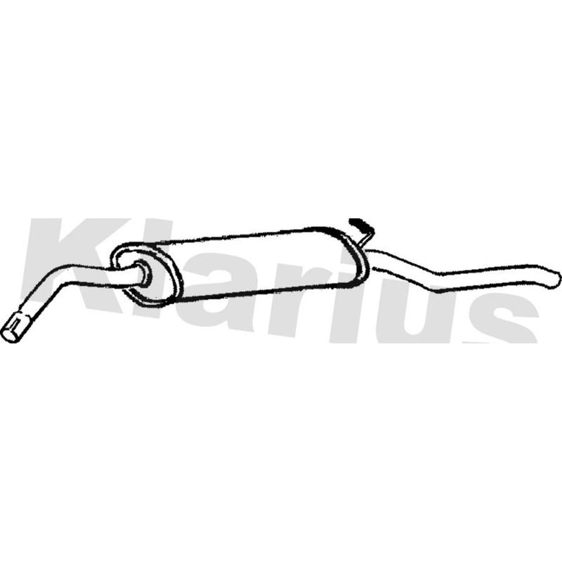 Klarius Box With Tail Pipe Rear SK29A