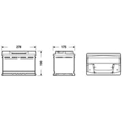 Exide Battery 12V 74Ah 680A EB740