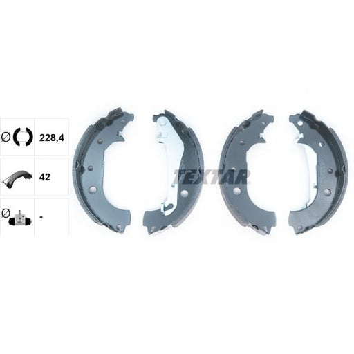 Textar Brake Shoe Set Axle Kit 91081600