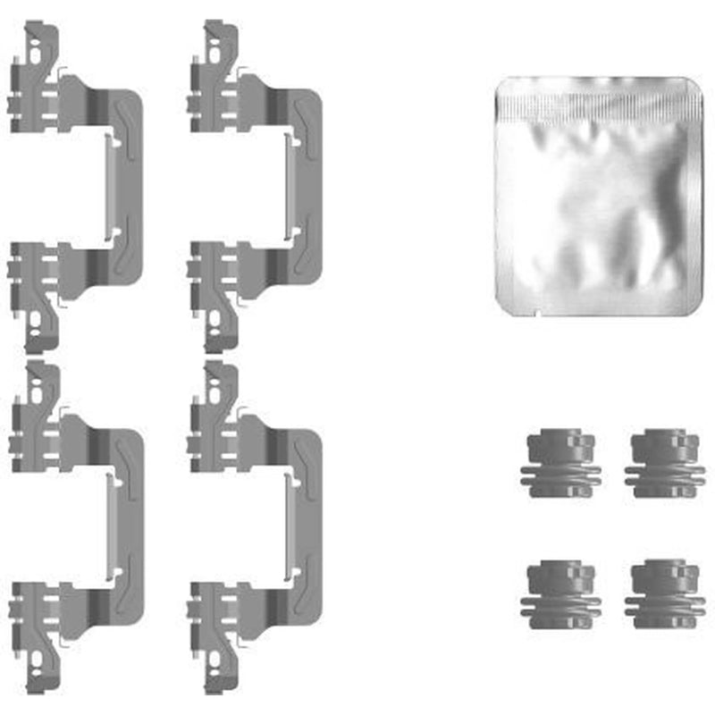 Textar Brake Pad Accessory Fitting Kit Rear 82558000