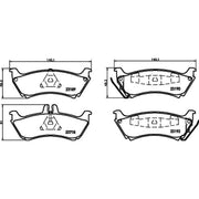 DON Rear Brake Pad Set PCP2203