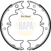 NAPA Parking Brake Shoe Set NBS5025