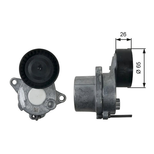 Gates Auxiliary Belt Tensioner T39196