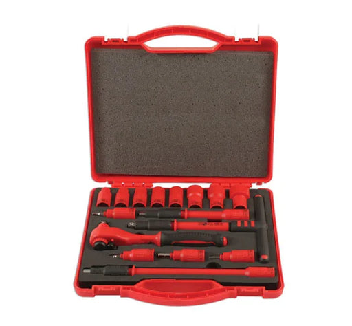 Laser Tools Insulated Socket Set 3/8"D 16pc - PL
