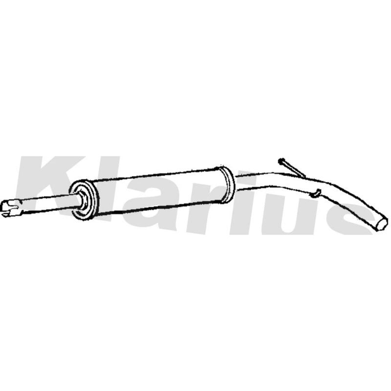 Klarius Box With Centre Pipe Centre VW528J