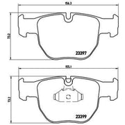 Brembo 4 x Front Brake Pad Set P44012
