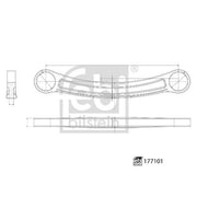 Febi Control/Trailing Arm Front 177101