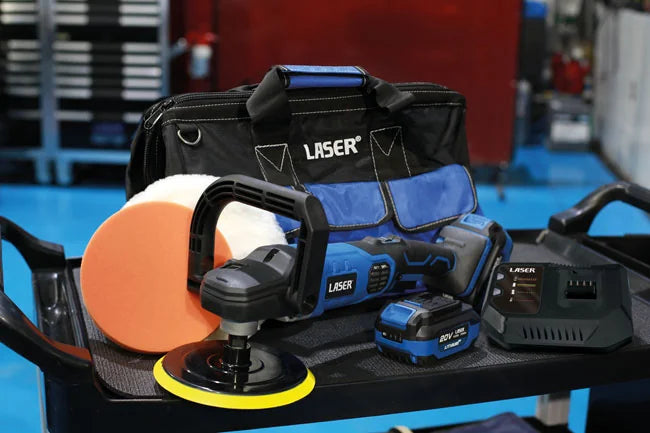 Laser Tools Cordless Polisher 20V Kit (Euro) - PL