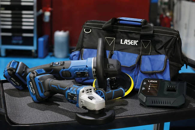 Laser Tools Cordless Tools 20V Bodyshop Kit (Euro) - PL