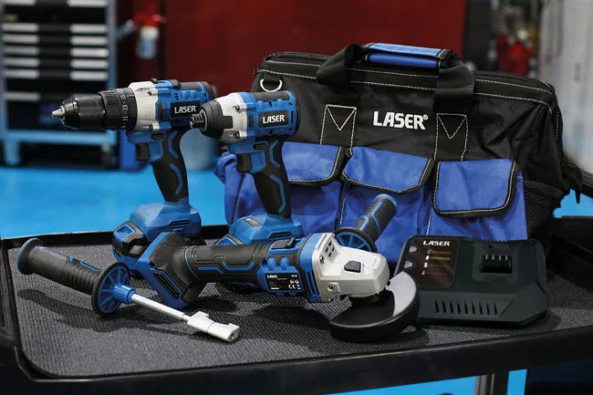 Laser Tools Cordless Tools 20V Tradesman Kit (Euro) - PL