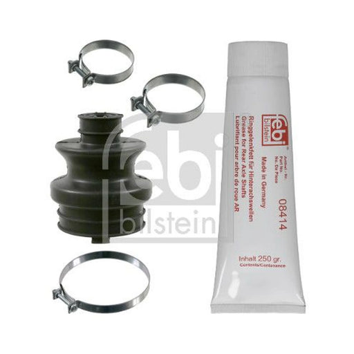 Febi Drive Shaft Bellow Kit transmission sided Rubber 08413