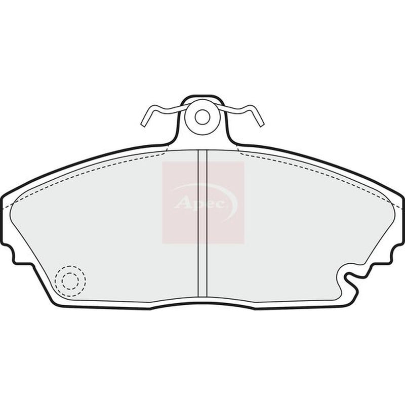 Apec Front Brake Pad Set PAD1437