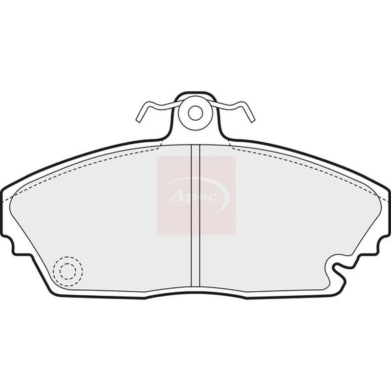 Apec Front Brake Pad Set PAD1437