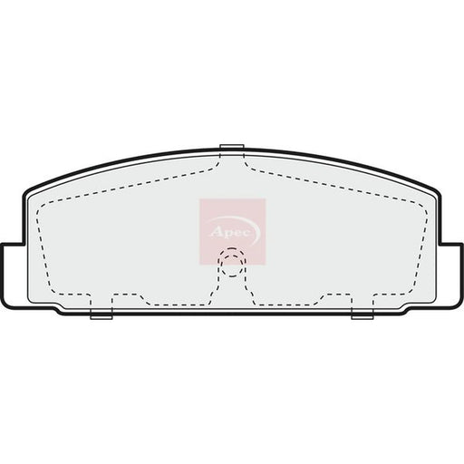 Apec Rear Brake Pad Set PAD1090