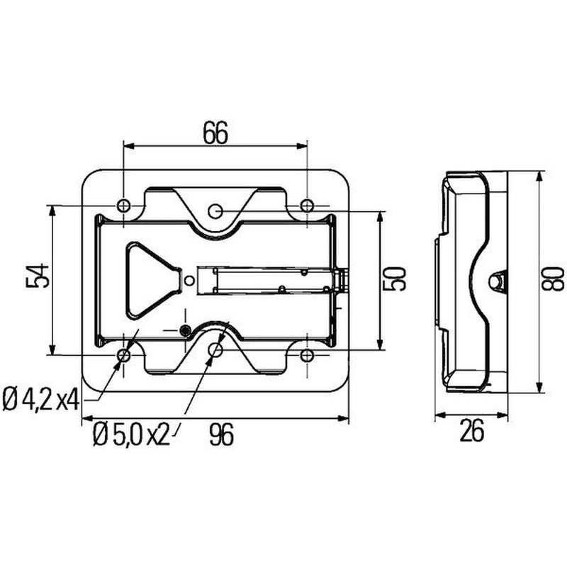 Hella Tail Light / Lamp LED Right 2VB 980 720-401