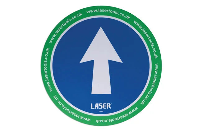 Laser Tools Floor Sticker Arrow Direction 6pc x 2 - PL