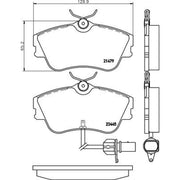 DON Front Brake Pad Set PCP1670