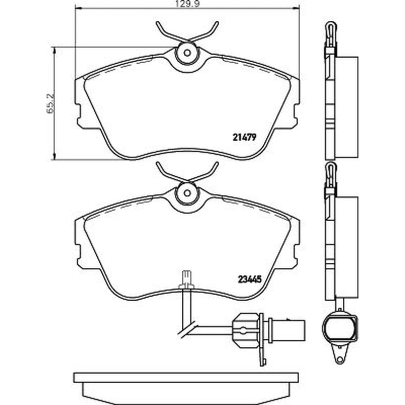 DON Front Brake Pad Set PCP1670