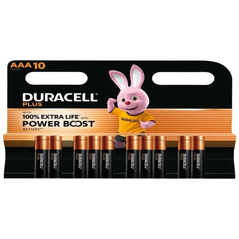 Duracell Plus Power + Power Boost AAA x 10 S30949 - S30949