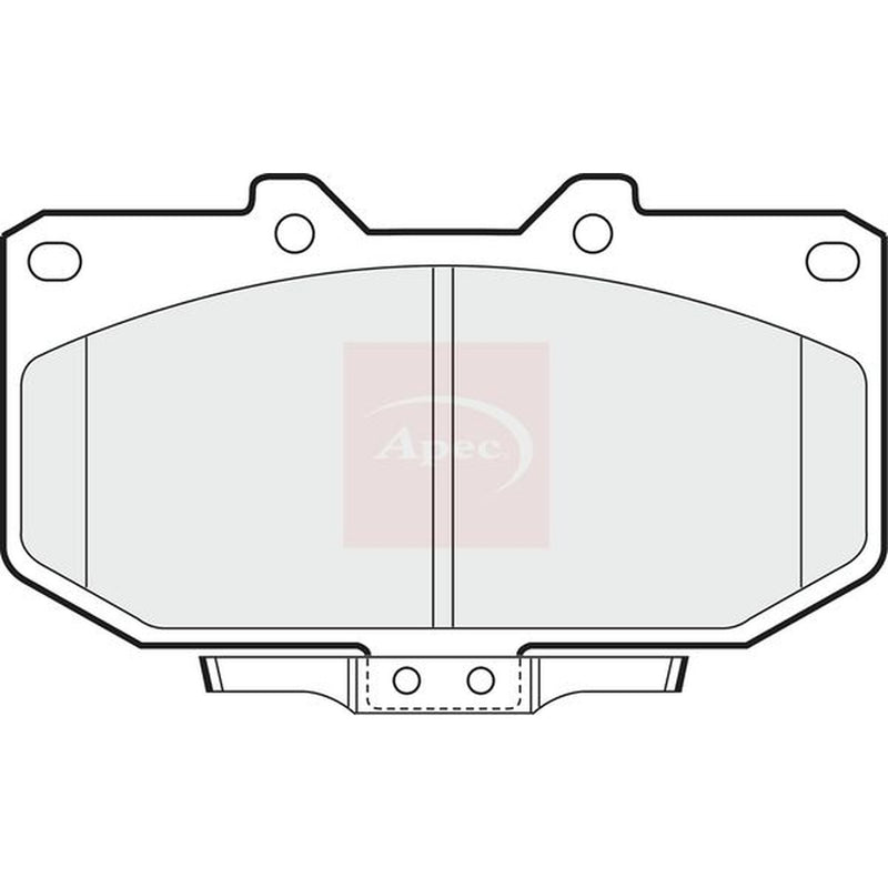 Apec Front Brake Pad Set PAD698