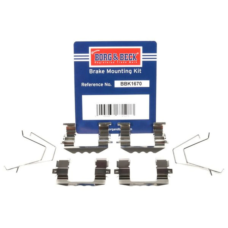 Borg & Beck Brake Pad Accessory Fitting Kit BBK1670