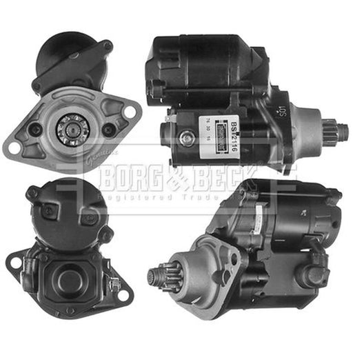Borg & Beck Starter Motor 12V 1kW 9 Teeth BST2116