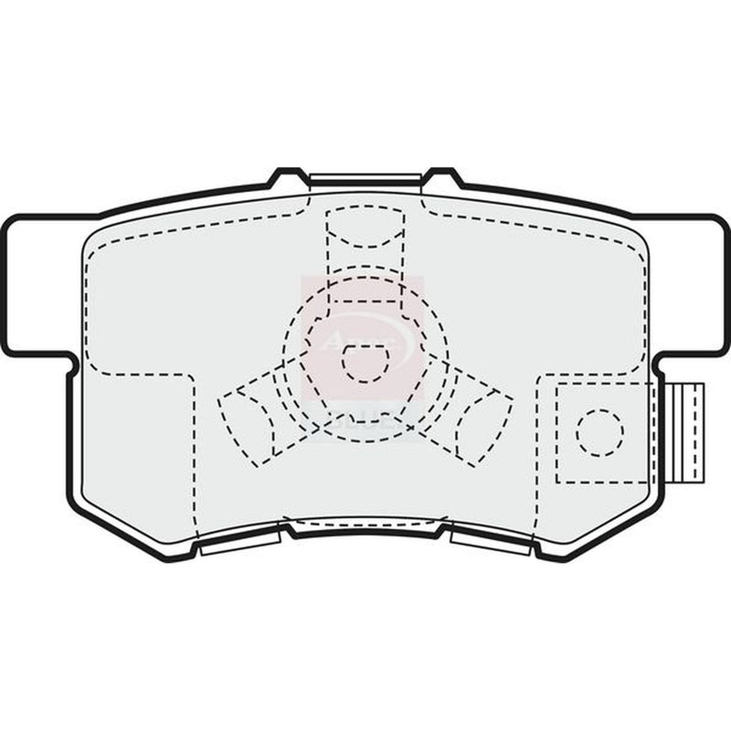 Apec Rear Brake Pad Set PD3204