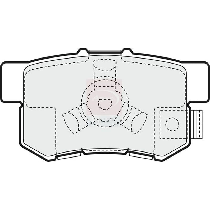 Apec Rear Brake Pad Set PD3204