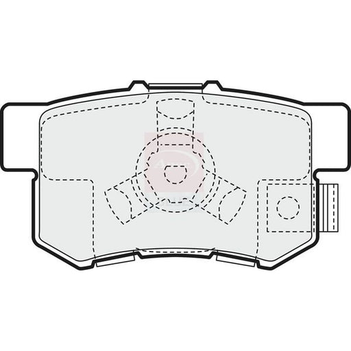 Apec Rear Brake Pad Set PD3204