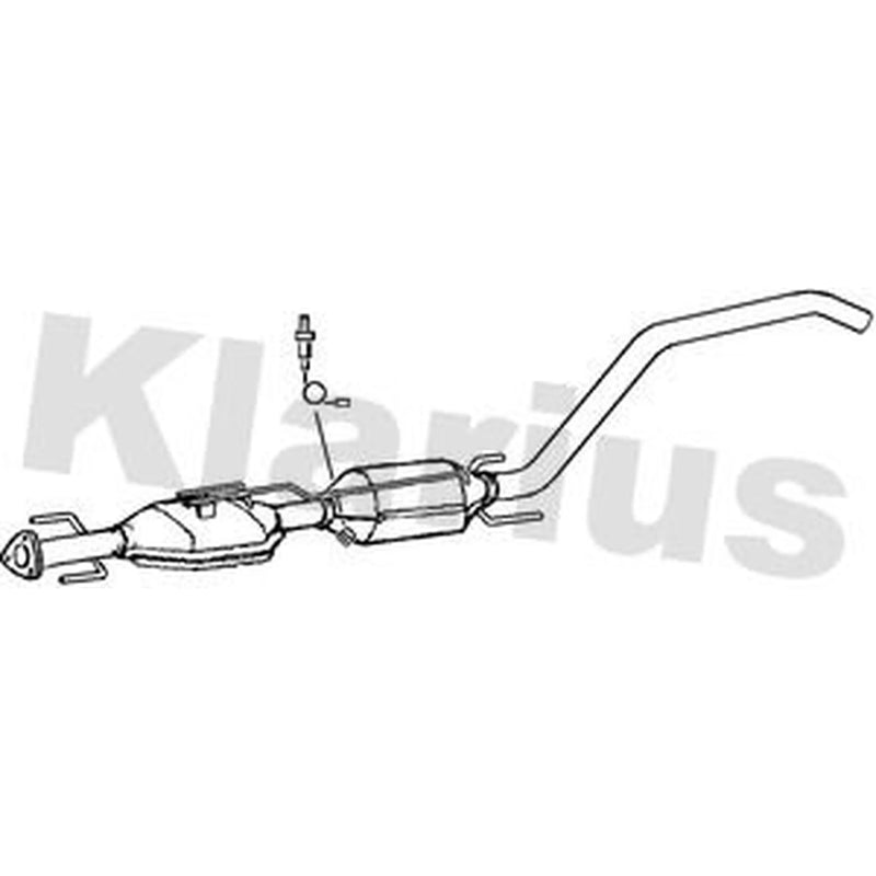 Klarius Diesel Particulate Filter W/Cat T/A Centre 390250