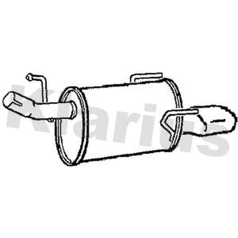 Klarius Box With Tail Pipe Rear GM472H