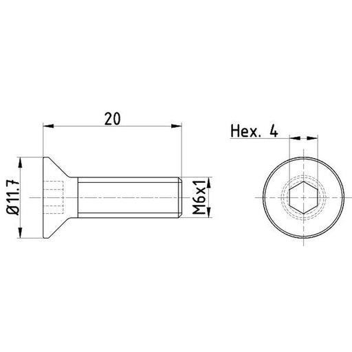 Textar 2 x Front Brake Disc Bolt TPM0015