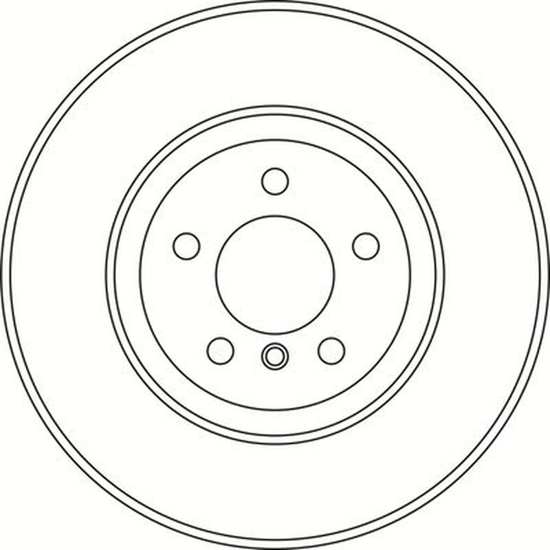 Abtex 2 x Vented Front Brake Discs BD1905V