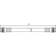 NAPA Brake Hydraulic Hose Line Rear NBH1149