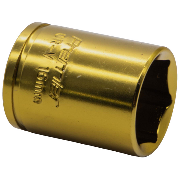 Sealey 3/8"Dr Coloured Socket 16mm (Yellow)